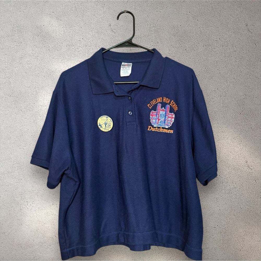Cleveland High EST. 1995 - Vintage polo + class of 1948 Pin St. Louis Phenomenon